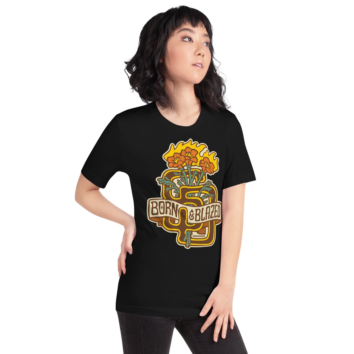 San Diego - Born & Blazed - Unisex t-shirt